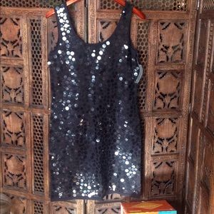 All sequins black minidress- never worn with tag